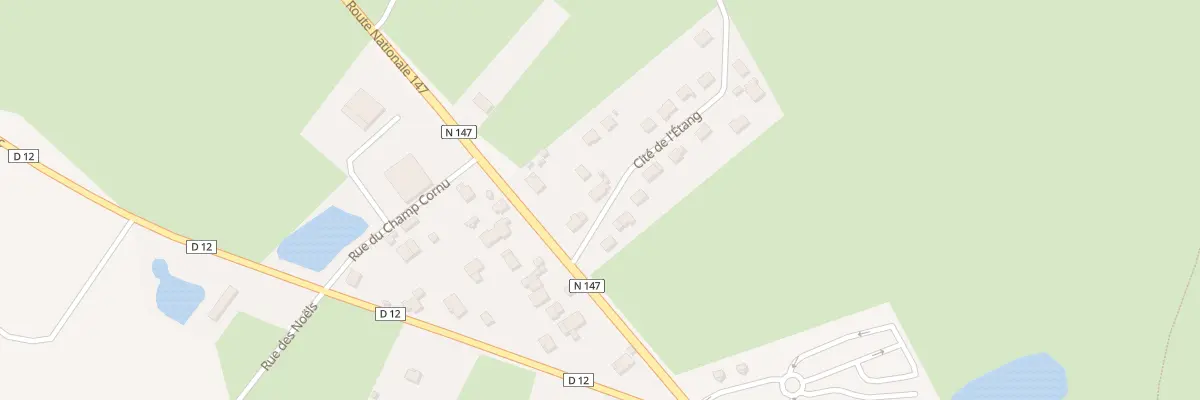 Plan du 3 Cité de l’Etang à Moulismes