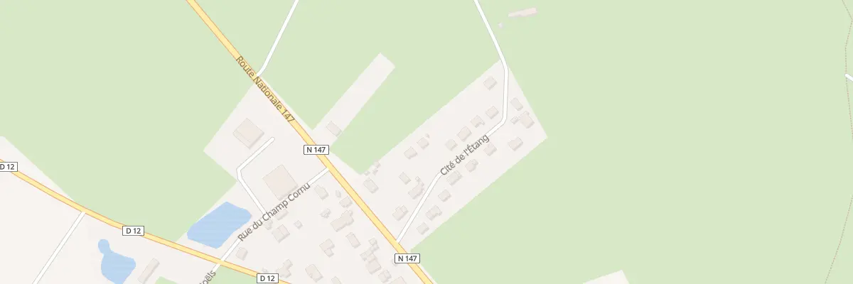 Plan du 9 Cité de l’Etang à Moulismes