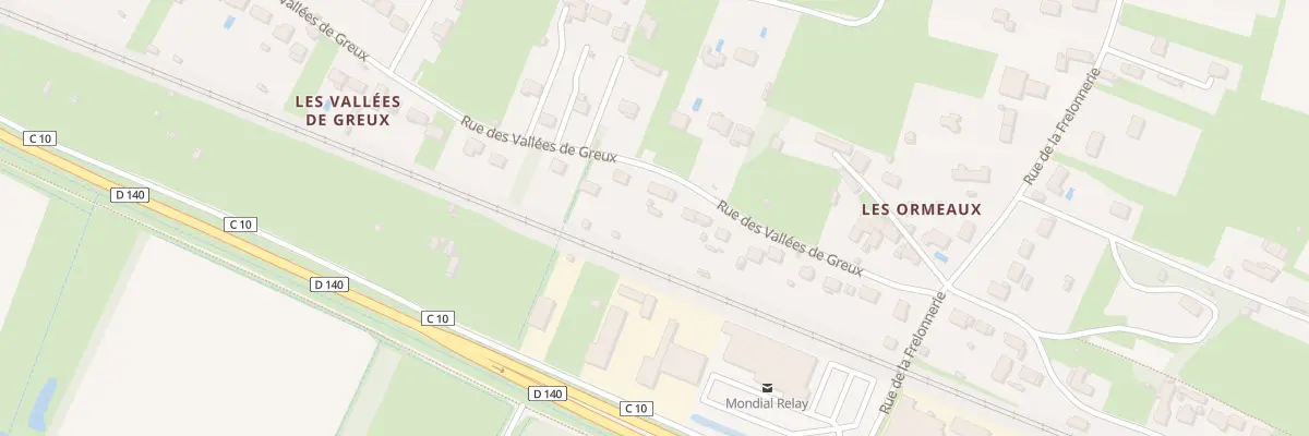 Plan du 17 Rue des Vallées de Greux à Montlouis-sur-Loire