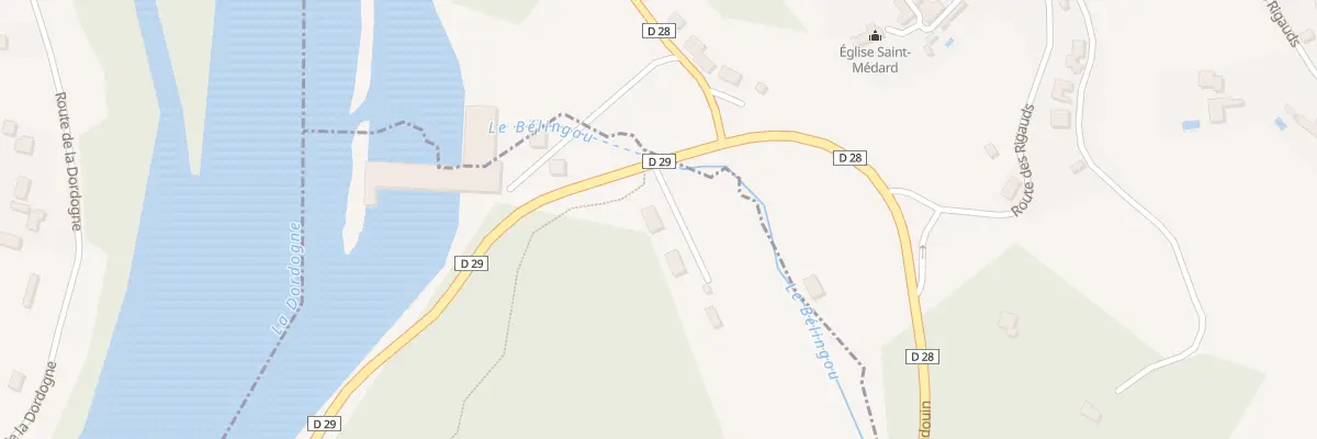 Plan du 29A Le Moulin Neuf à Badefols-sur-Dordogne