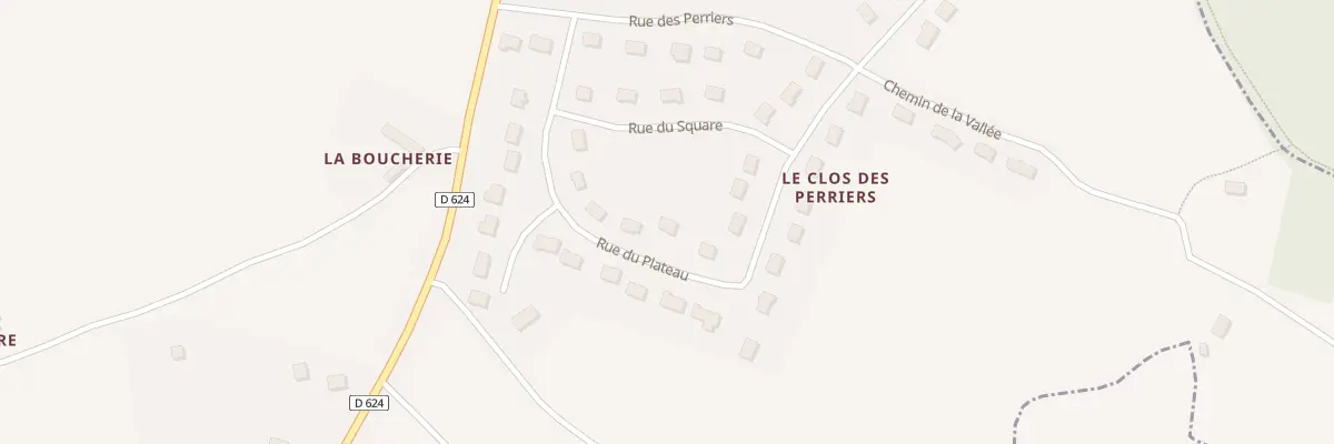 Plan du 6 Rue du Plateau à Saint-Pierre-la-Bruyère