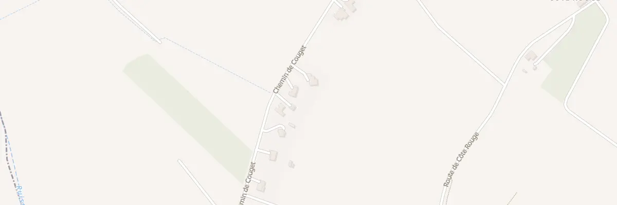 Plan du 1295 Che de Couget à Donzac