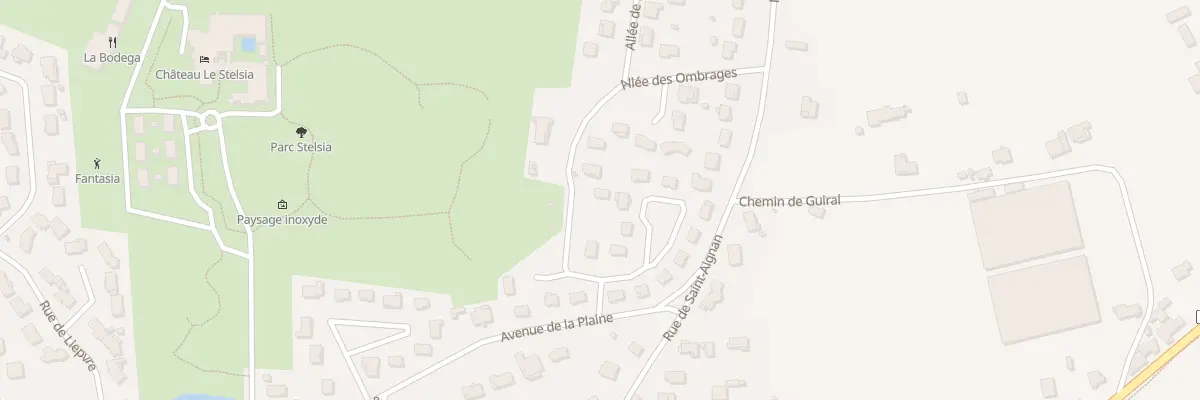 Plan du 6 All des Ombrages à Saint-Sylvestre-sur-Lot