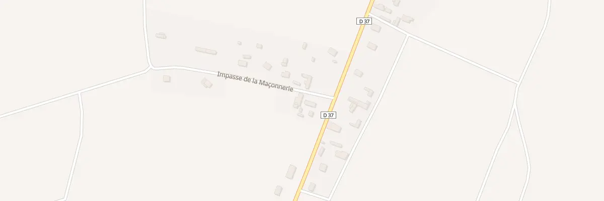 Plan du 1 Imp de la Maçonnerie au Fidelaire