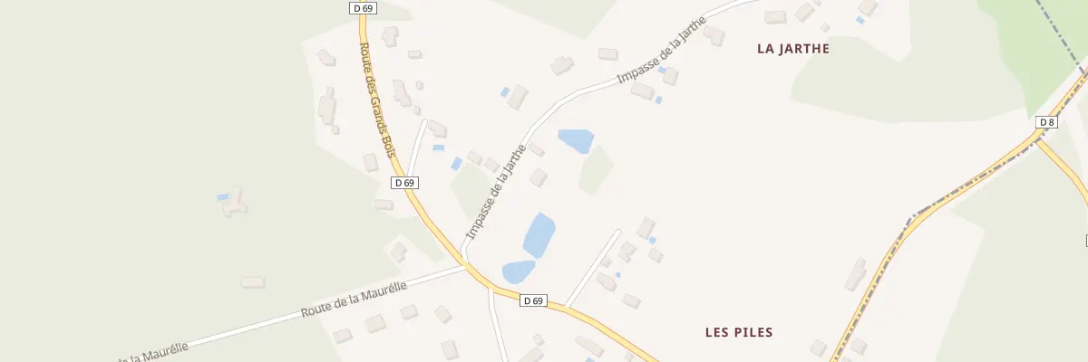 Plan du 100 Imp de la Jarthe à Cornille