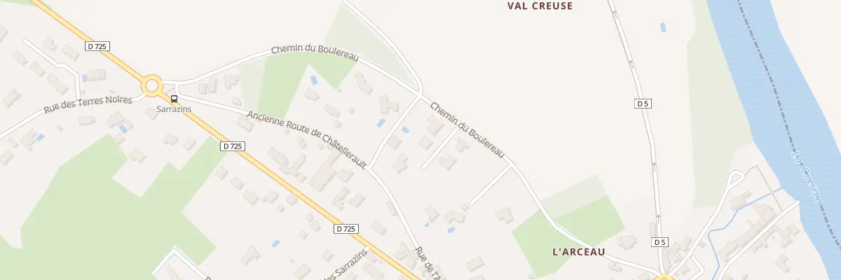Plan du 3 Imp des Primevères à La Roche-Posay