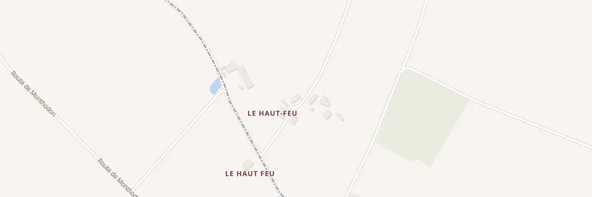 Plan du 184 Le Haut Feu à Saint-Martin-des-Bois