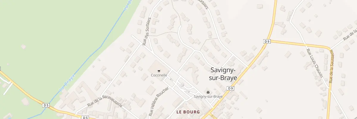 Plan du 1 All des Acacias à Savigny-sur-Braye