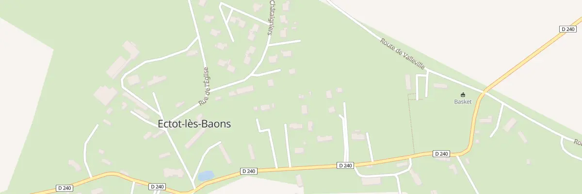 Plan du 23 Rue de la Croix des Baons à Ectot-lès-Baons