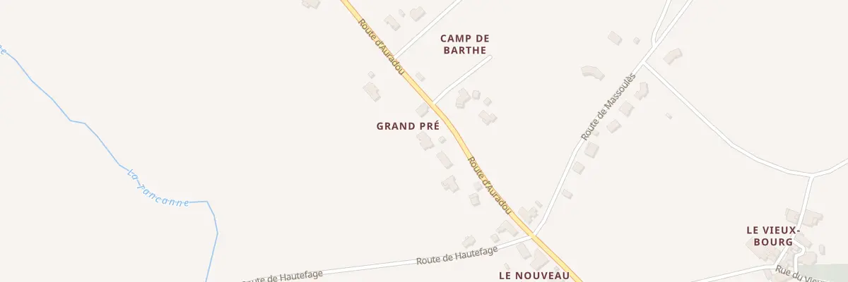 Plan du 5181 Grand Pre à Auradou
