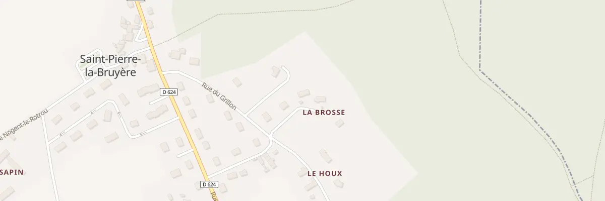 Plan du 72 La Brosse à Saint-Pierre-la-Bruyère