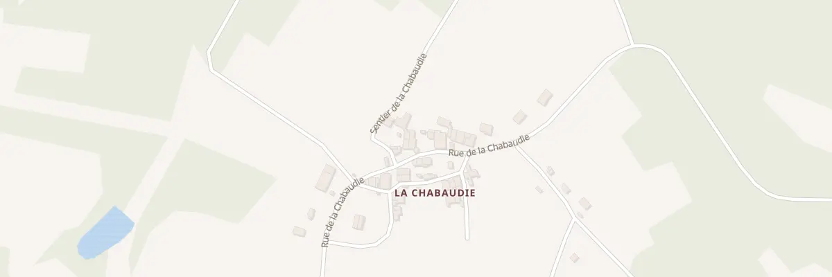Plan du 18 Rue de la Chabaudie à Rochechouart