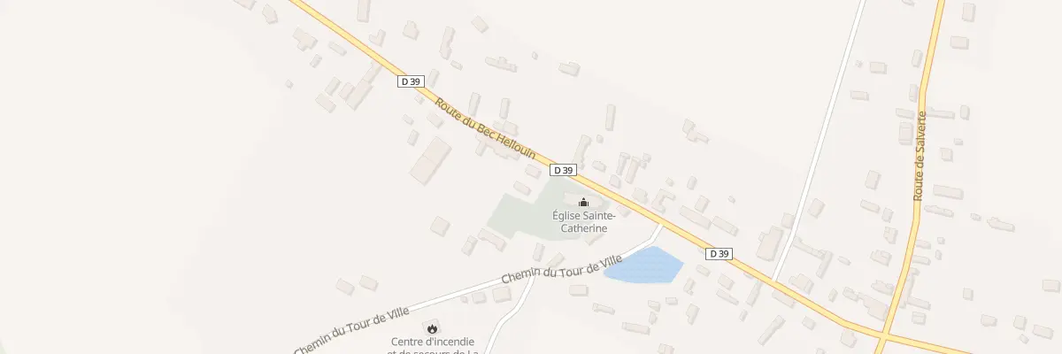 Plan du 34 Rte du Bec-Hellouin à La Neuville-du-Bosc
