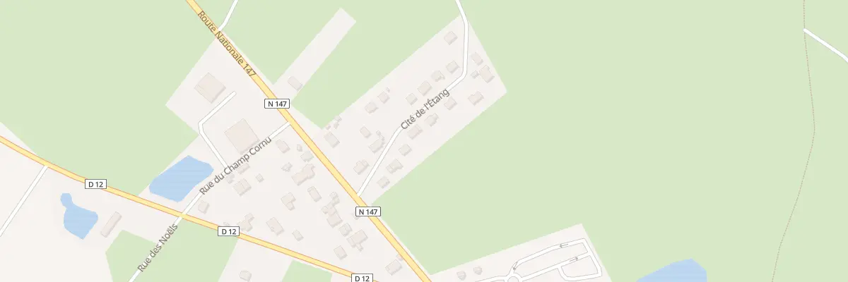 Plan du 8 Cité de l’Etang à Moulismes