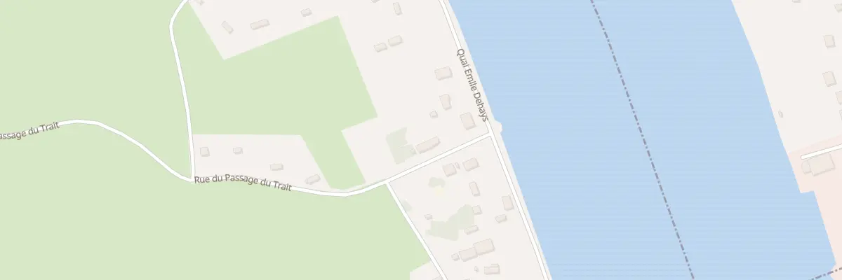 Plan du 851 Rue du Passage du Trait à Heurteauville