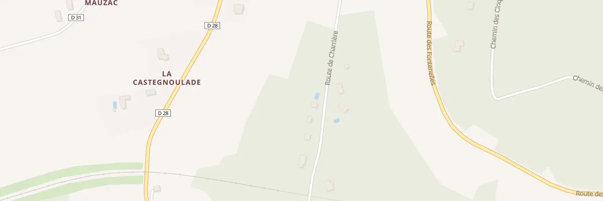 Plan du 1213 Rte de Charrière à Calès