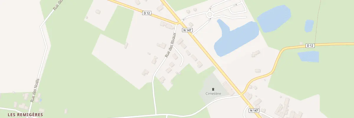 Plan du 2 Imp des Chênes à Moulismes