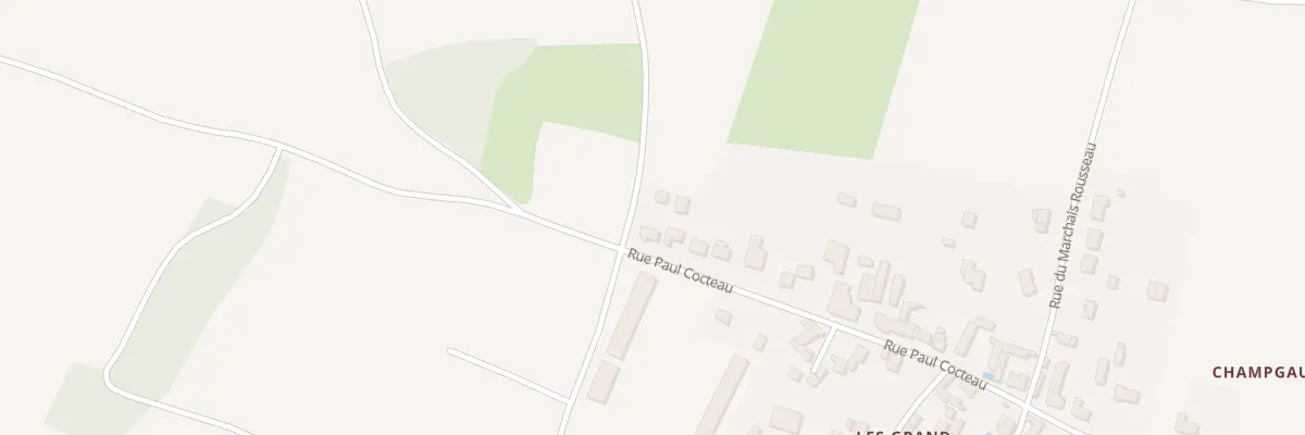 Plan du 2 Rue Paul Cocteau à Esvres
