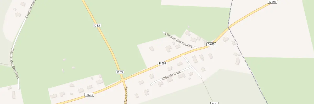 Plan du 88 Rte de Berville à Thénouville