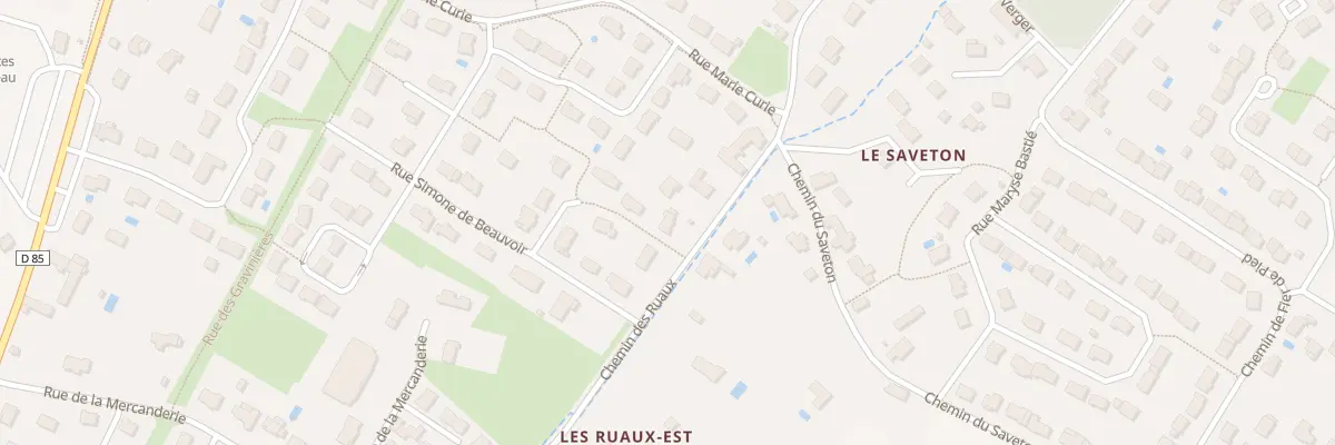 Plan du 23 Che Des Ruaux à Véretz