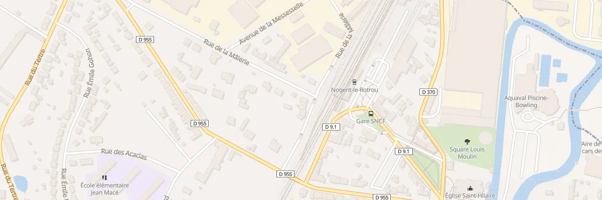 Plan du 7 Rue de la Mâlerie à Nogent-le-Rotrou