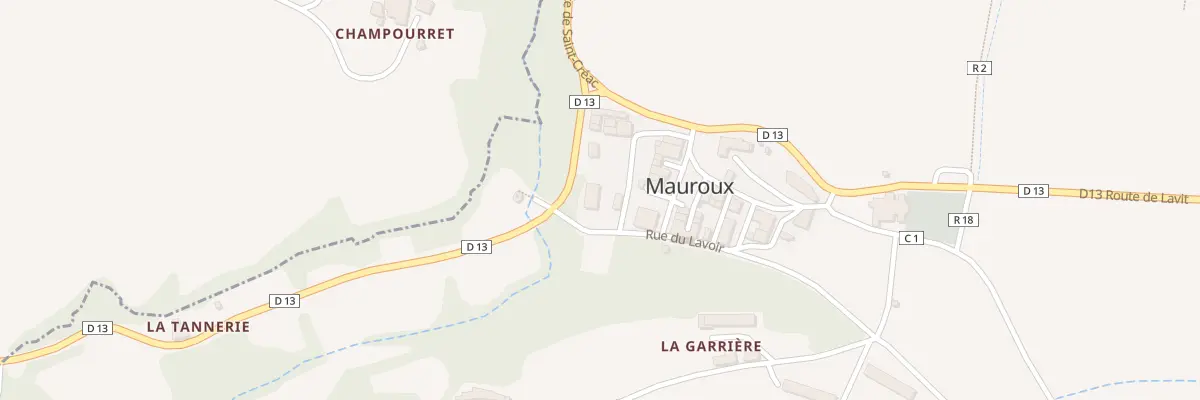 Plan du 4 Rue des Figuiers à Mauroux
