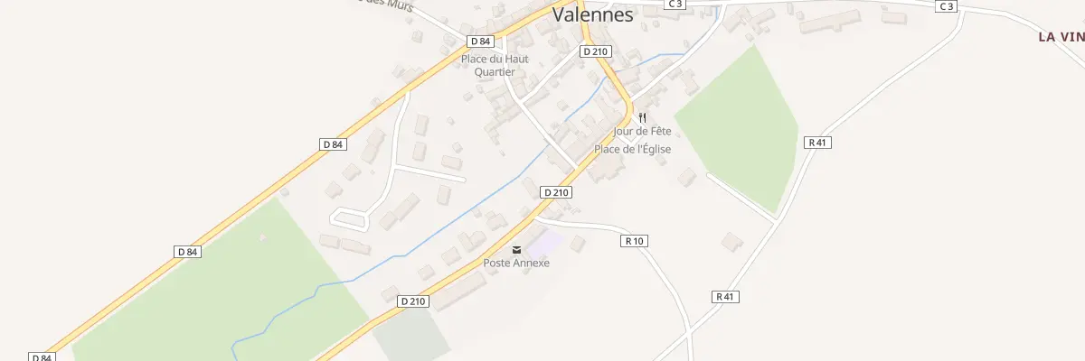 Plan du 22 Rue de l’Eglise à Valennes