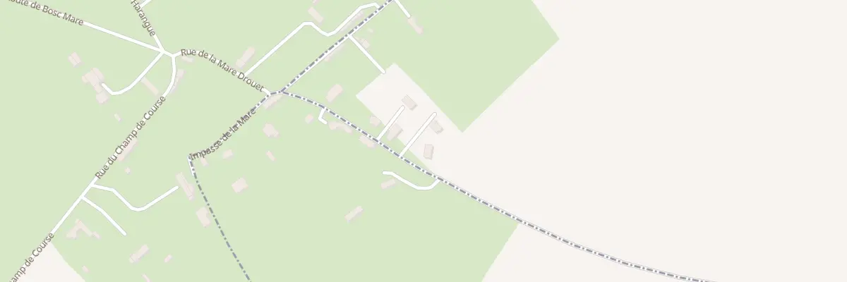 Plan du 1800 Rue de Bosc Mare à Berville-en-Caux