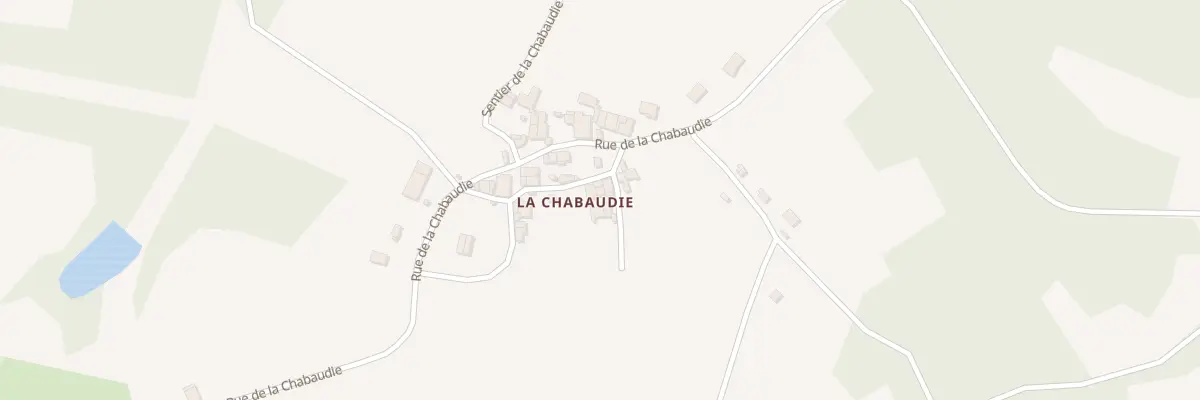 Plan du 5 All de la Chabaudie à Rochechouart
