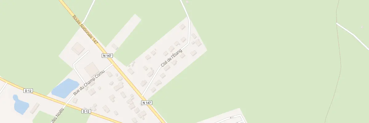 Plan du 12 Cité de l’Etang à Moulismes