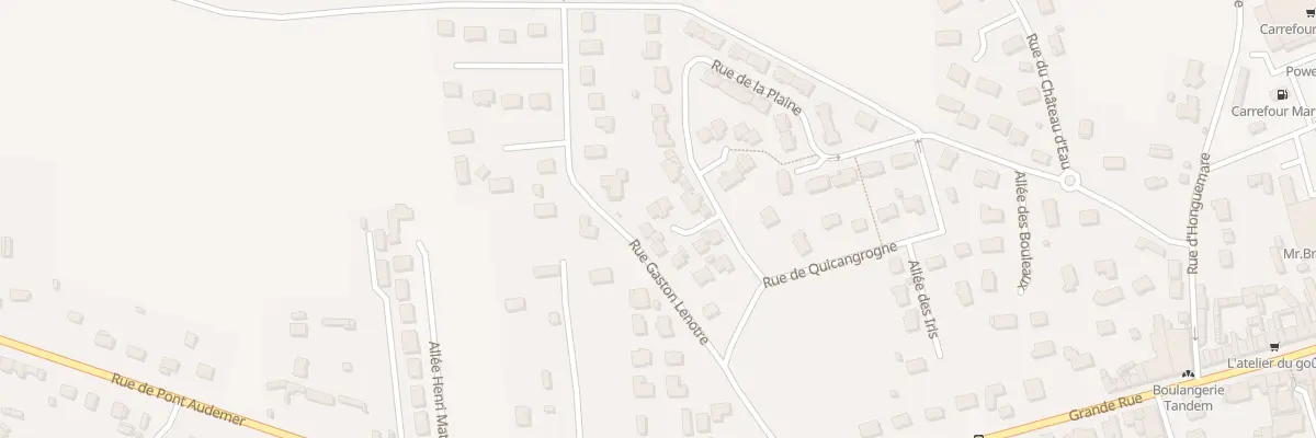 Plan du 69 Rue de la Plaine à Bourg-Achard