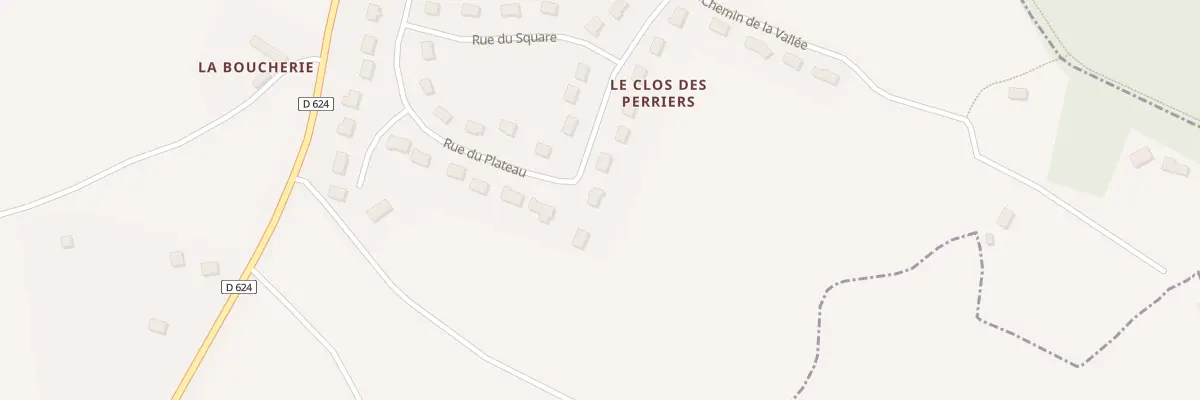 Plan du 14 Rue du Vallon à Saint-Pierre-la-Bruyère