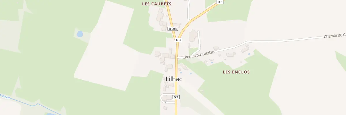 Plan du 14 Les Caubets à Lilhac