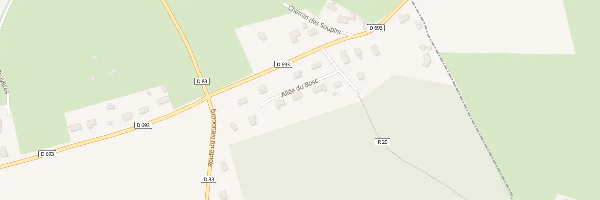 Plan du 7 All du Bosc à Thénouville