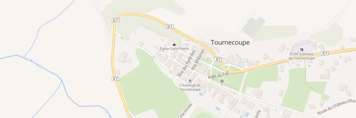 Plan du 5009 En Ville à Tournecoupe