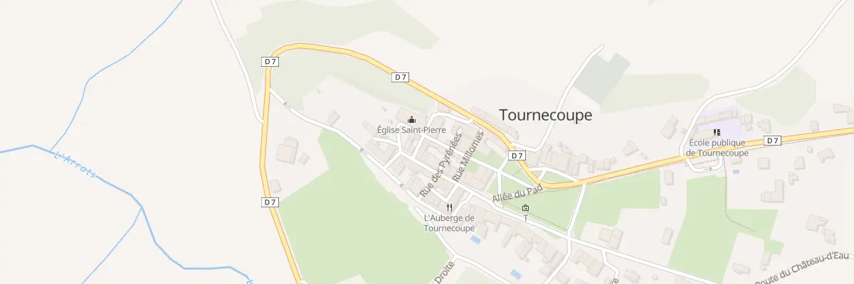 Plan du 7 Rue de l’An 12 à Tournecoupe