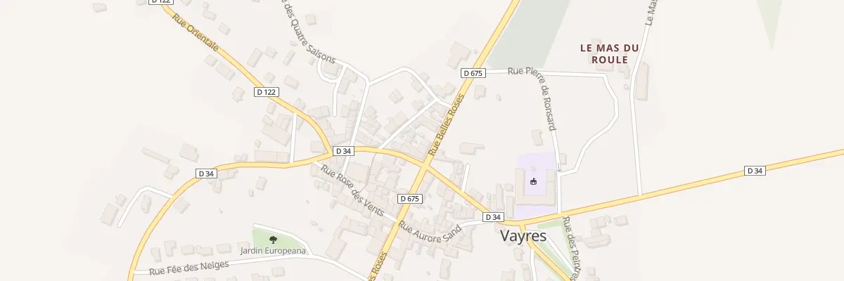 Plan du 5012 Rue Belles Roses à Vayres