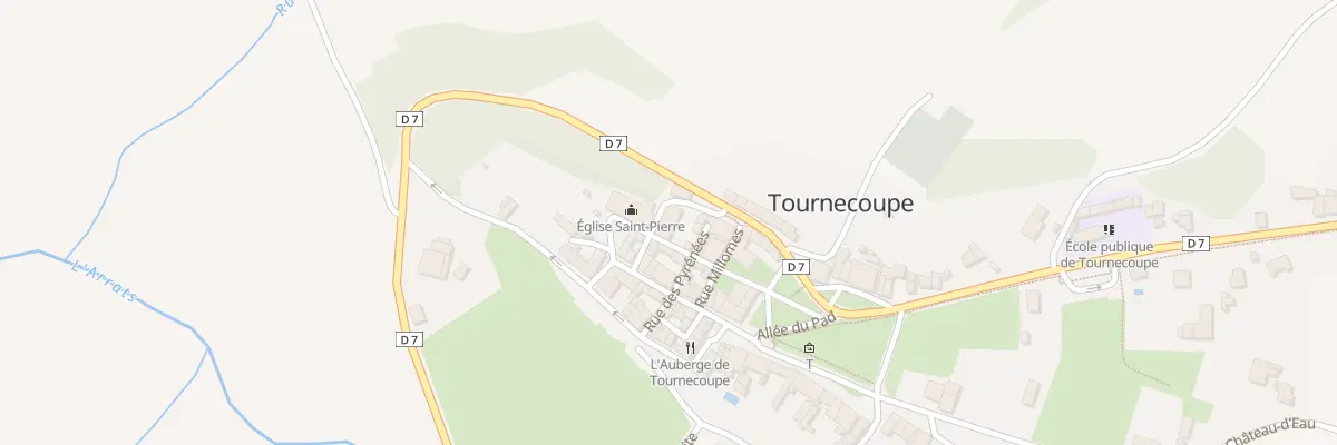 Plan du 8 Rue de l’An 12 à Tournecoupe