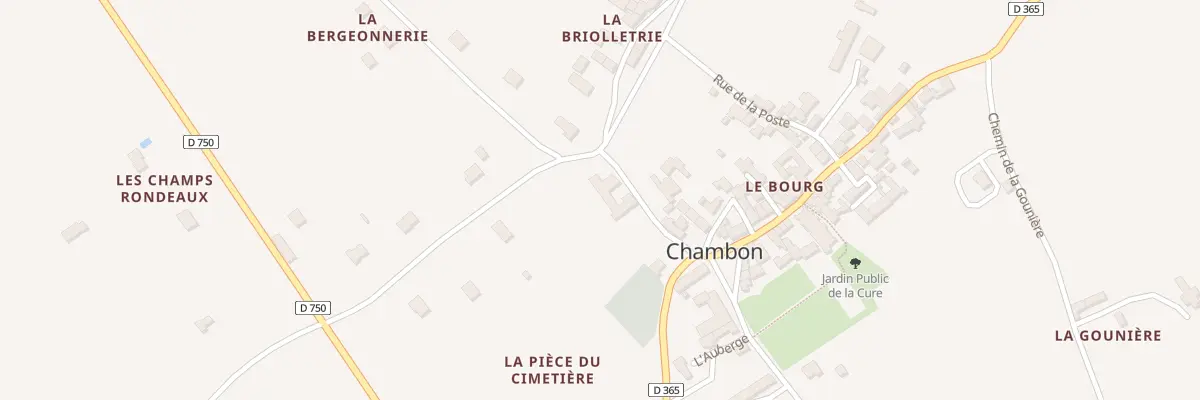 Plan du 1 Rue de la Creuse à Chambon