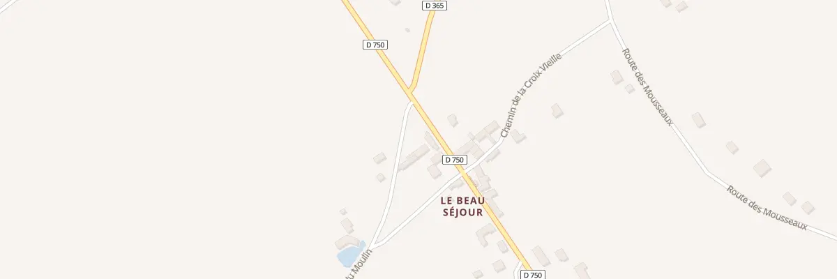 Plan du 1 Che du Moulin à Chambon