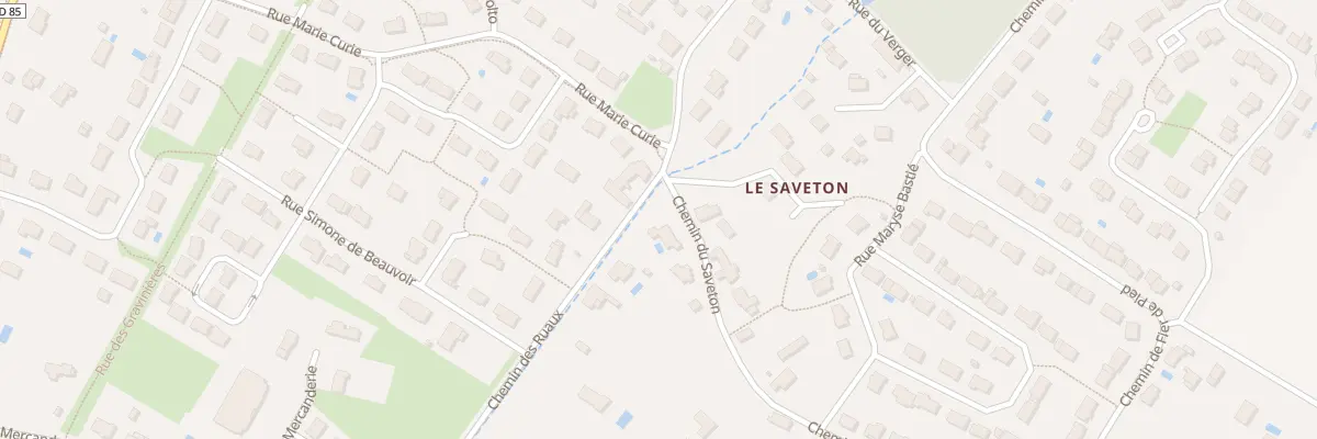 Plan du 3 Che Du Saveton à Véretz