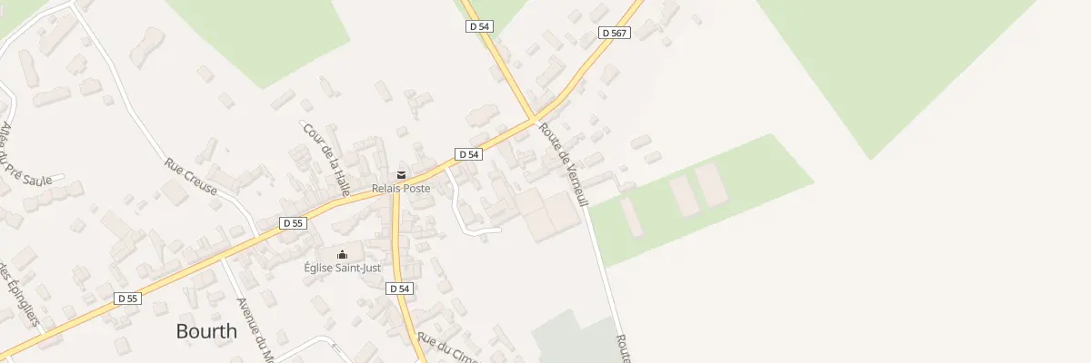 Plan du 2 Rte de Verneuil à Bourth