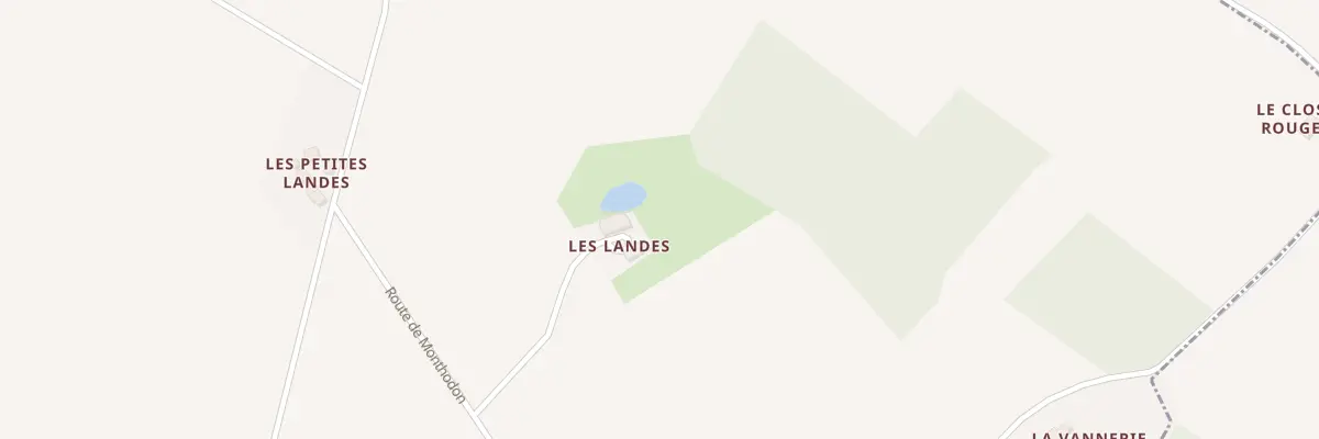 Plan du 57 Les Landes aux Hayes