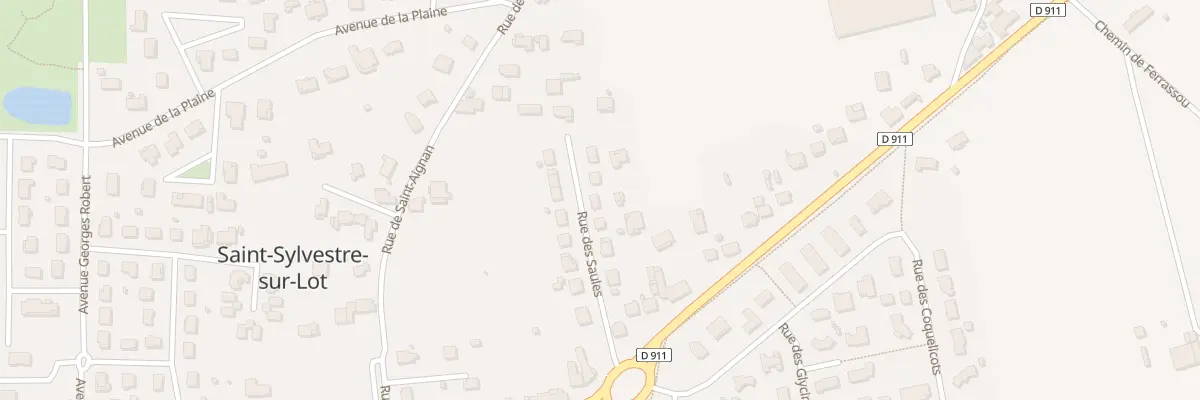 Plan du 10 Rue des Saules à Saint-Sylvestre-sur-Lot