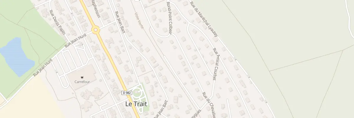 Plan du 607 Rue du Chevalier Borda au Trait