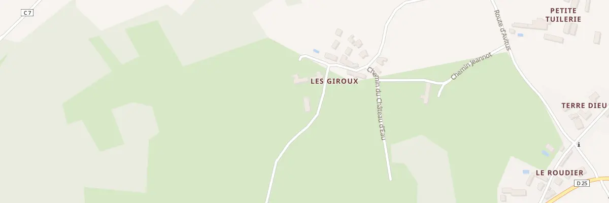 Plan du 157 Les Giroux Sud à Saint-Avit-Sénieur
