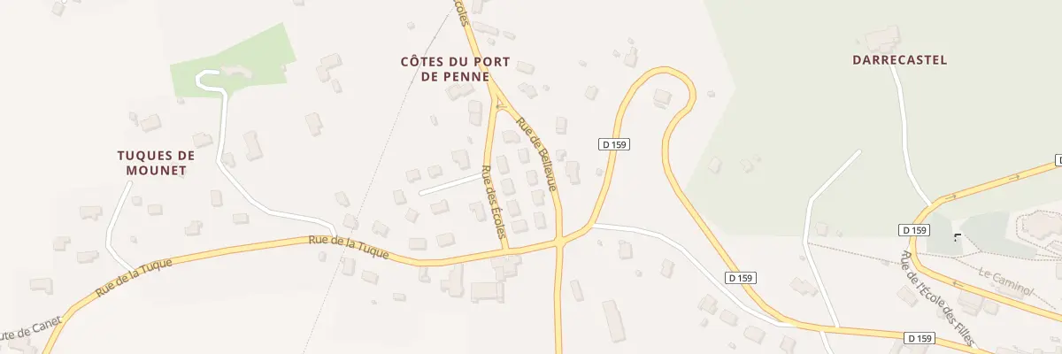 Plan du 5 Rue Bellevue à Penne-d’Agenais