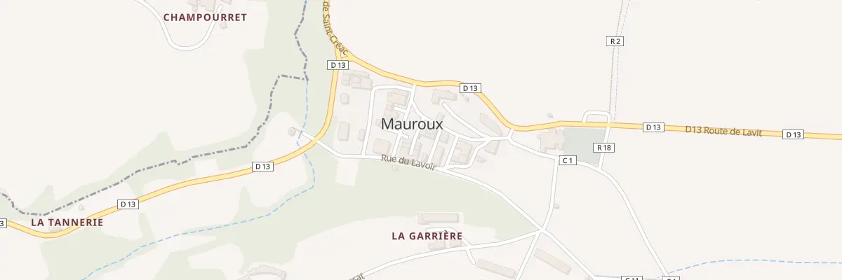 Plan du 5069 Au Village à Mauroux