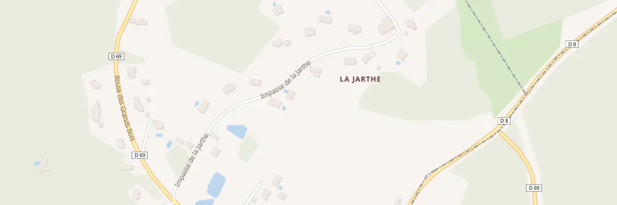 Plan du 250 Imp de la Jarthe à Cornille
