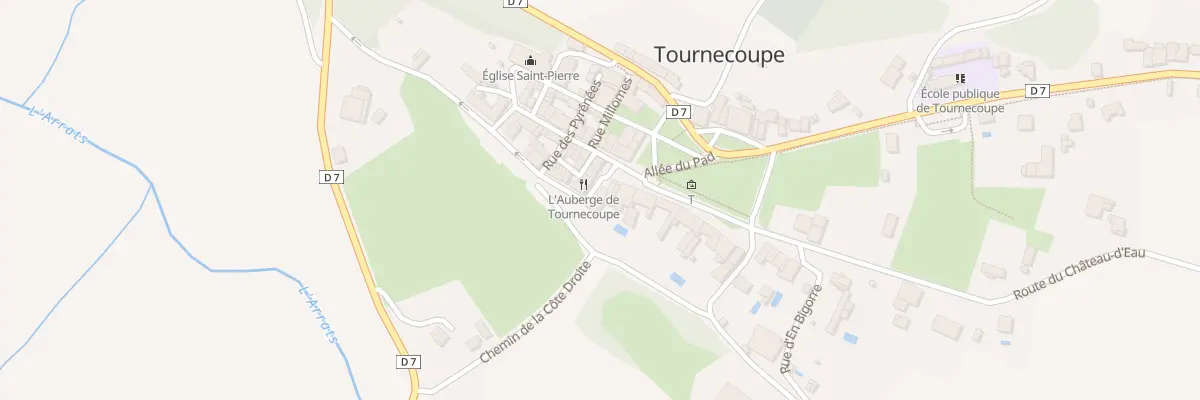 Plan du 1 Pl de l’Union à Tournecoupe